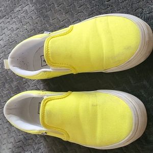 Kids neon yellow vans